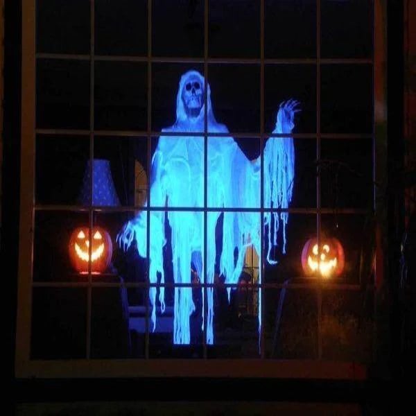 SpookGlow Holographischer Projektor | Verwandle deinen Raum mit bezaubernden Halloween-Projektionen
