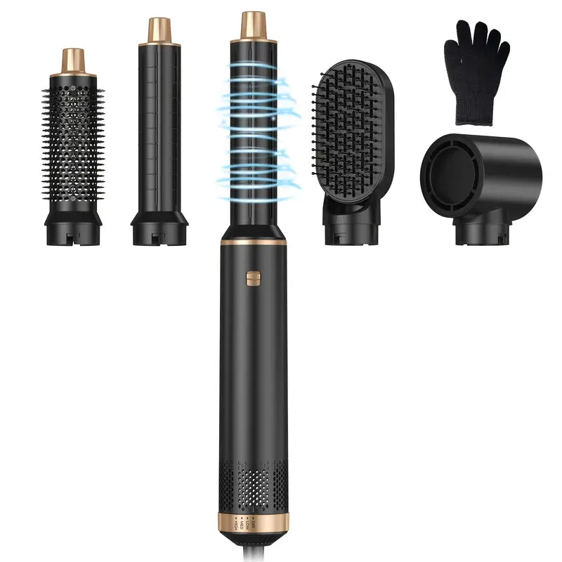 ProStyler 5-in-1 Haarstyling Set - Föhn, Lockenstab und Glättbürste