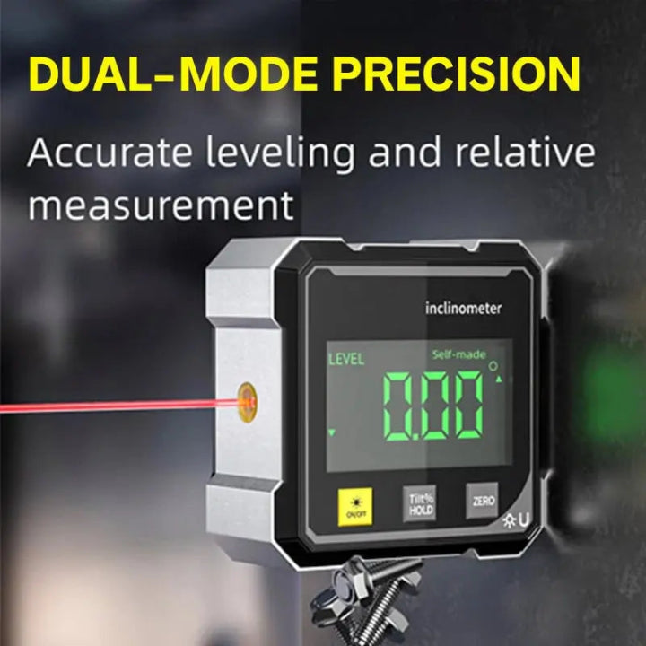 Präzisionswinkelmesser HoekPro – Magnetische digitale Wasserwaage