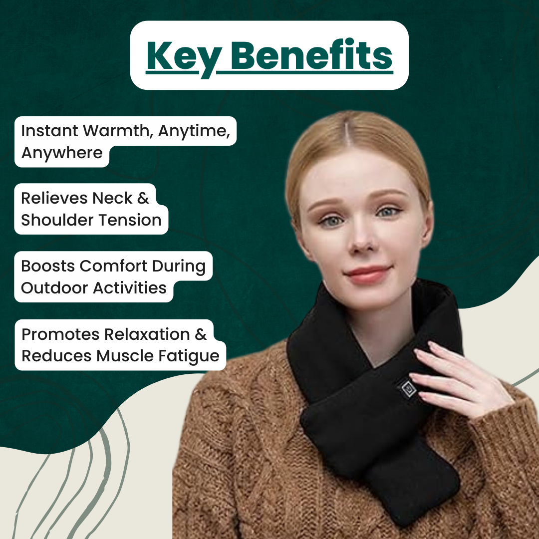 Heated Neck Warmer – Elektrischer Heizschal für den Winter