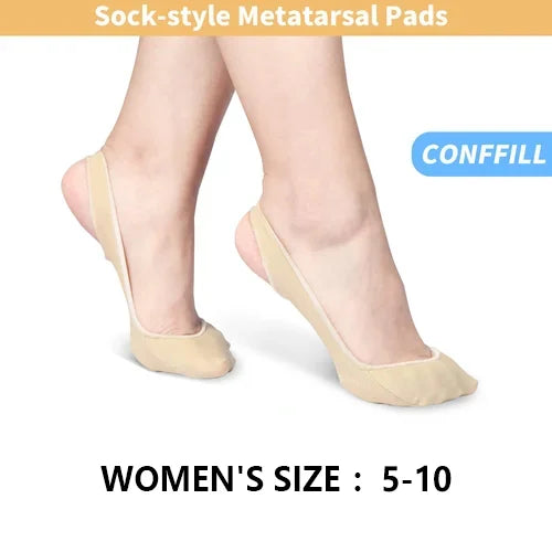 ComfortStep Socken 3 Paar | Ultradünne Socken mit Vorderfußpolstern