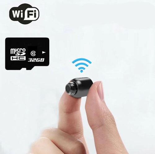 AetherGuard Kompakte WiFi Kamera 1080P Video Nachtsicht Klare Audio UK