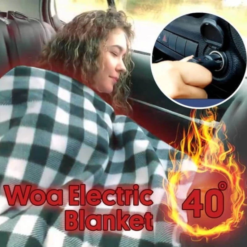 Beheizte Autodecke – Elektrische Wärmedecke für Auto und Reisen