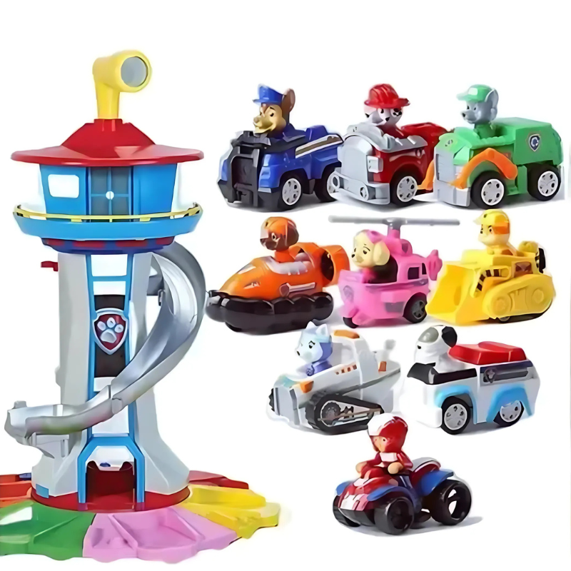 Abenteuer-Spielset mit Türmen, Fahrzeugen & Figuren