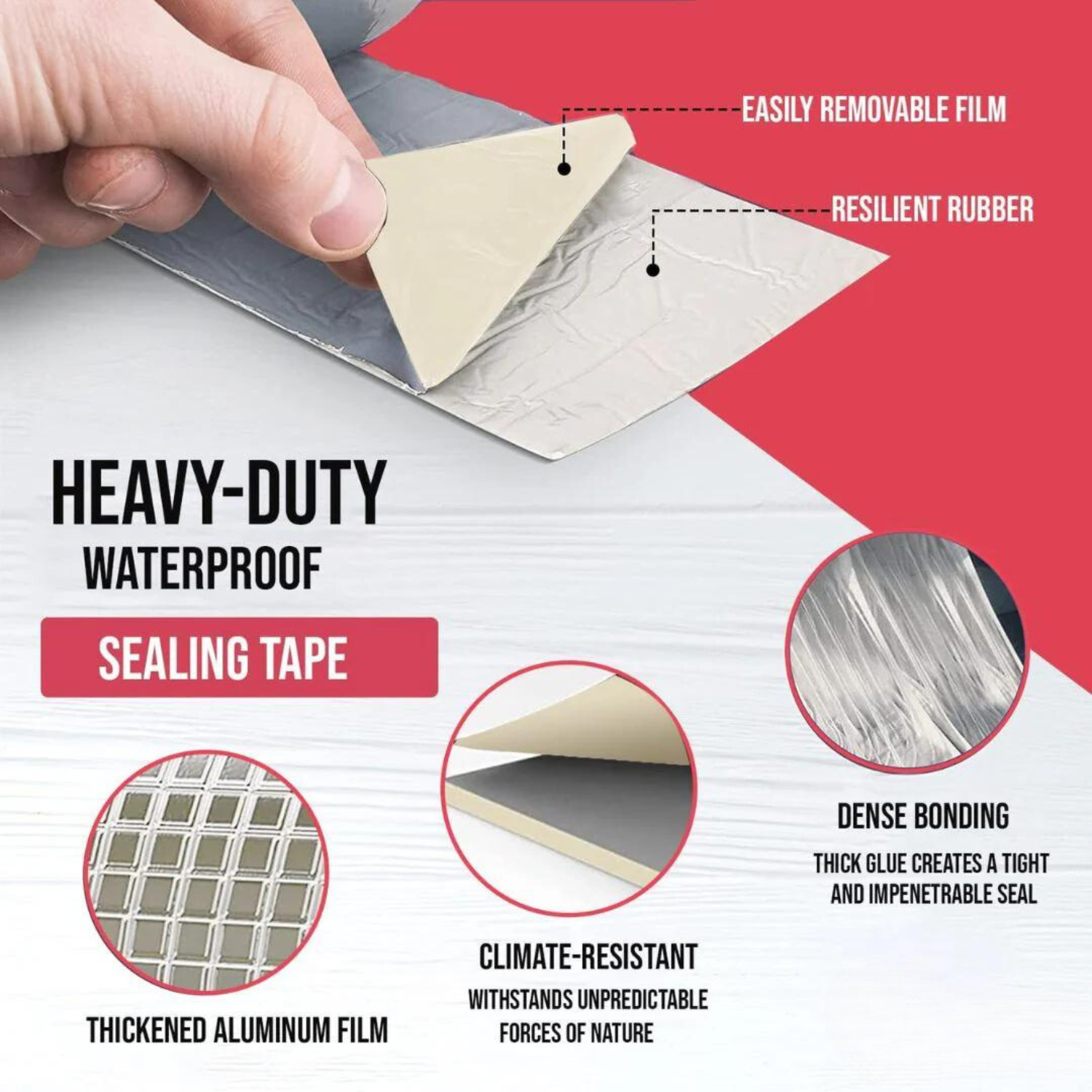 HeatGuard | Wasserdichtes Aluminiumklebeband