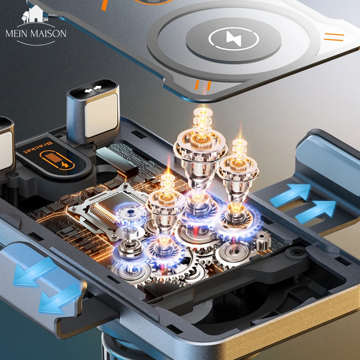 PowerDrive Pro Sicheres Laden und Navigieren während der Fahrt