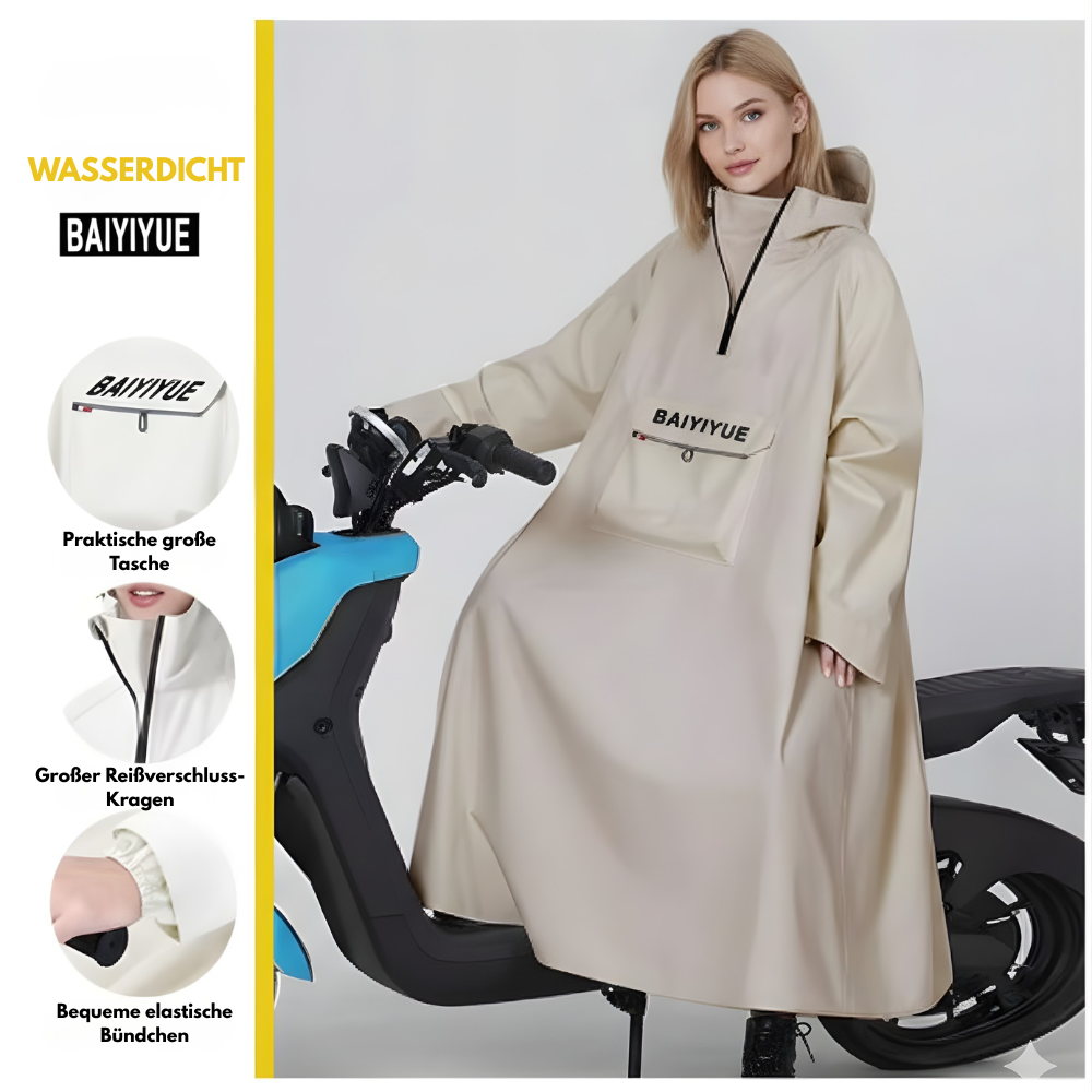 Wasserdichter Langer Regenmantel | 50% RABATT