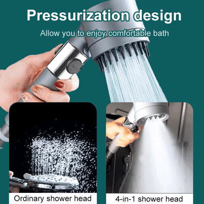 FluxFlow Pro Duschkopf liefert bis zu zweihundert Prozent mehr Wasserdruck