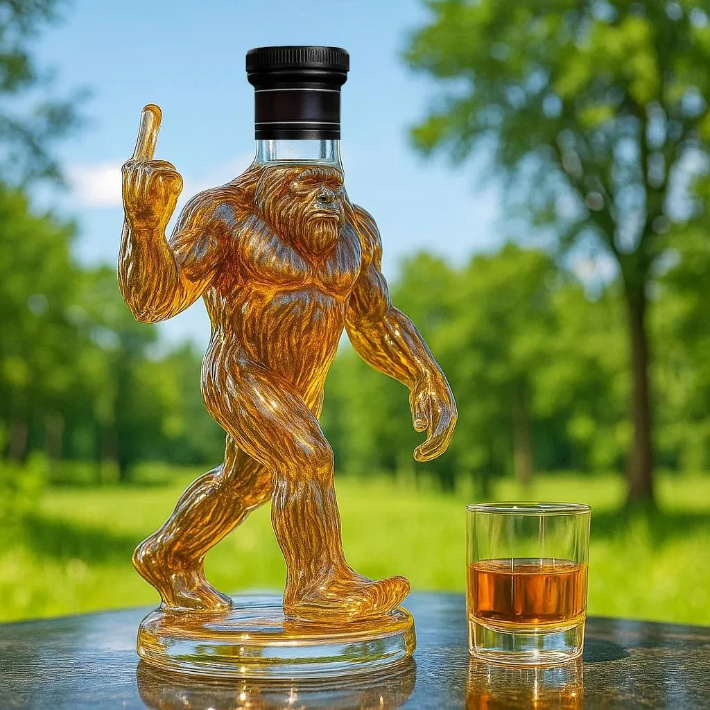 SasquatchSips – Lustige Bigfoot Whiskyflasche