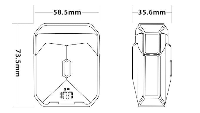LuxRazor Elite Reisrasierer | Kompaktes magnetisches Design für müheloses Rasieren unterwegs