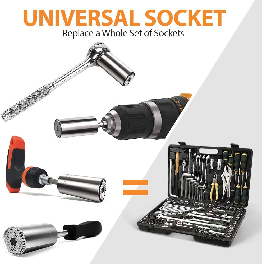 SocketUniversal - ersetzt mehr als 100 Größen von Muttern, Schrauben und Bolzen