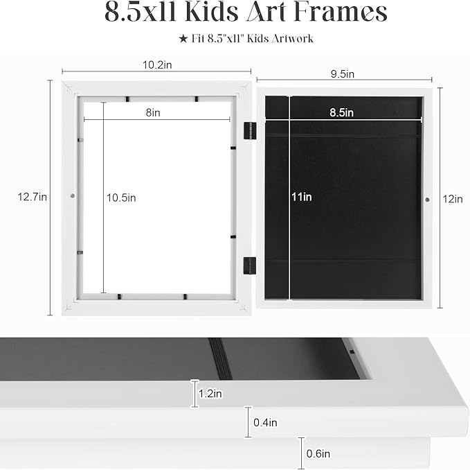 ArtNest Magnetischer Rahmen | Kreative Displaylösung für Kinderkunstwerke