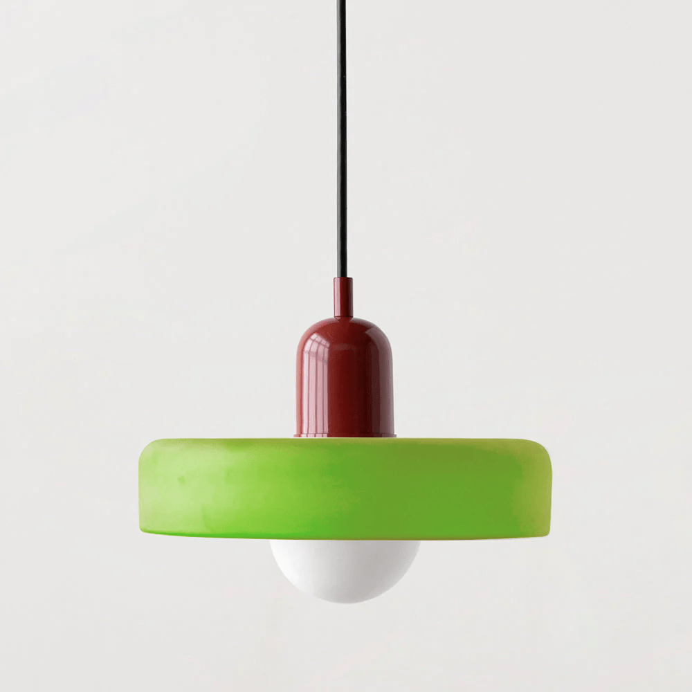 Bauhaus Bunte Glas Hängeleuchte für Moderne Innenräume