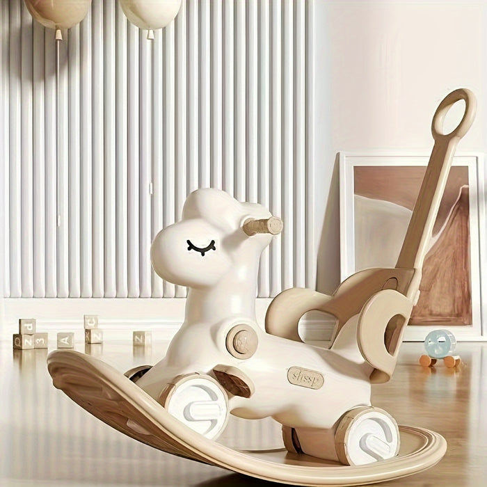 Twist & Ride: 2-in-1 Baby Schaukelpferd und Laufrad - Sicheres und Lustiges Spielzeug