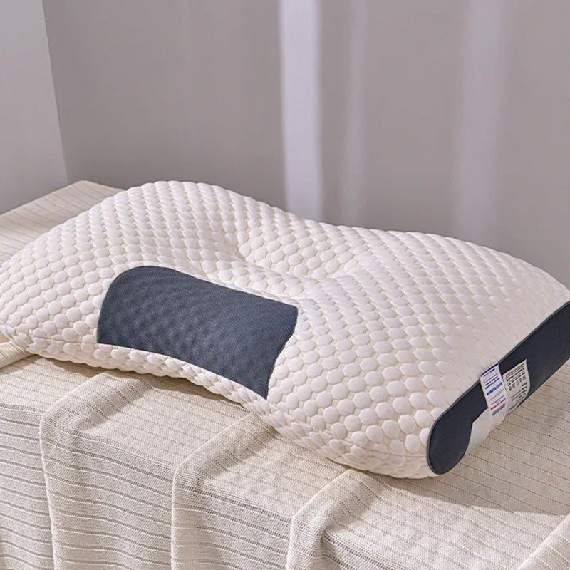 LuxiRest Antibakterielles Massagekissen | Ergonomische Nackenstütze für einen Erholsamen Schlaf und Entspannung
