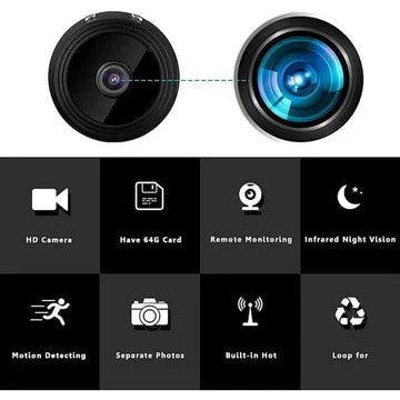 Mini kabellose magnetische Kamera mit Audio- und Video-Streaming