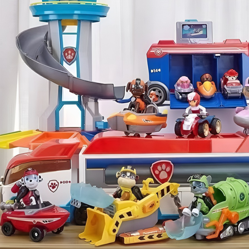 Abenteuer-Spielset mit Türmen, Fahrzeugen & Figuren