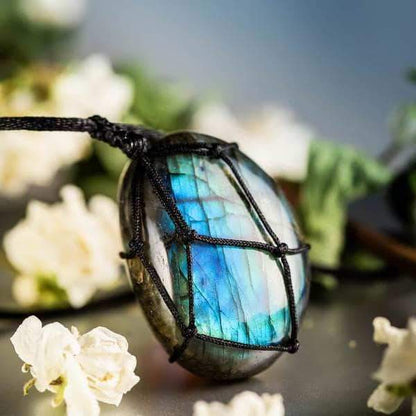Drakenhart Labradorit Kette – Mystischer und Energiegeladener Schmuck für Persönliche Kraft