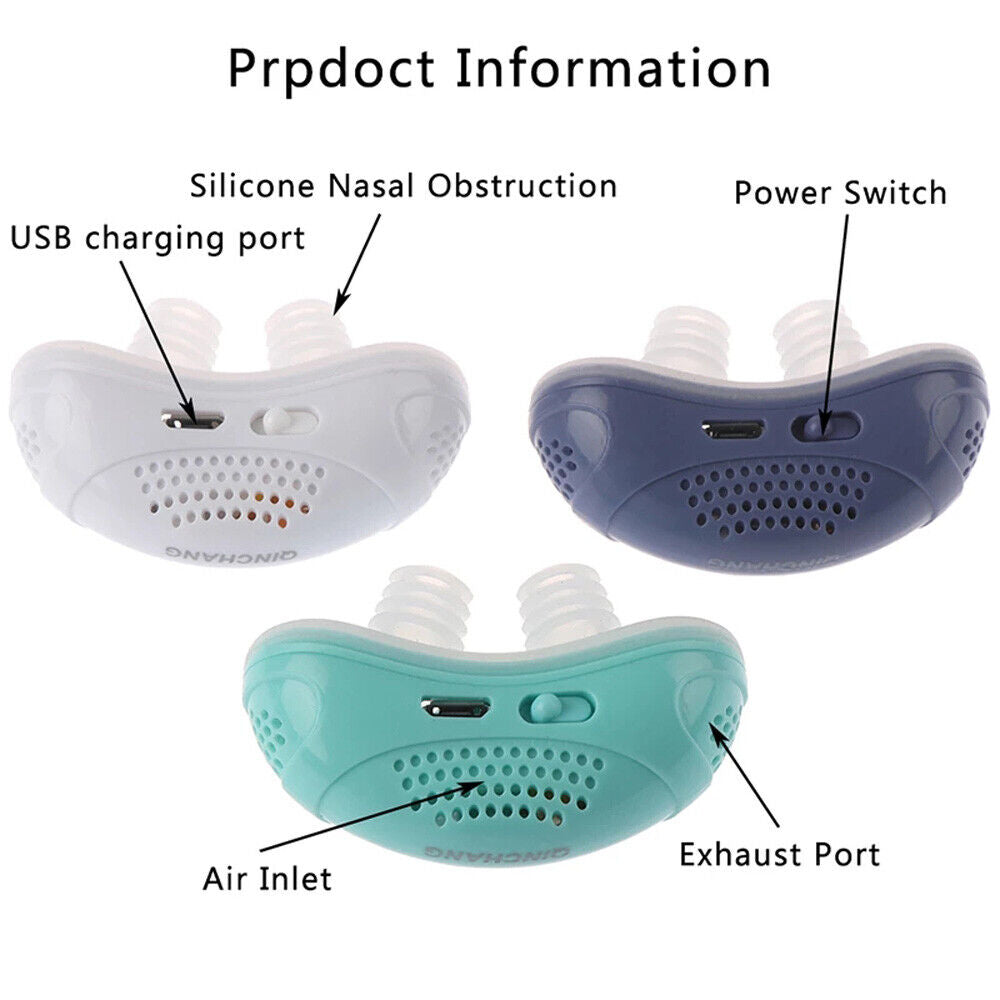 Mikro-CPAP-Schlafapnoe-Gerät für Reisen & Anti-Schnarchen - CPAP-Alternative