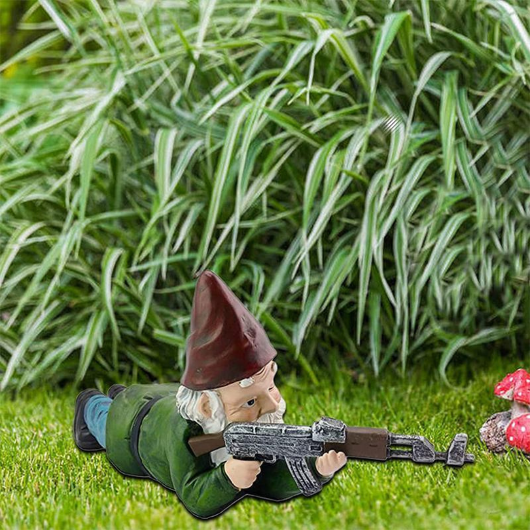 Drelix - Militärischer Gartenzwerg