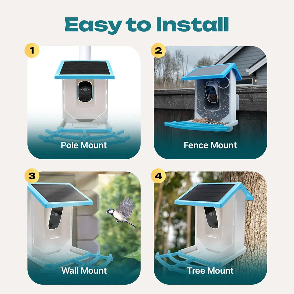 BirdView Smart Feeder | Kontakt mit der Natur wie nie zuvor
