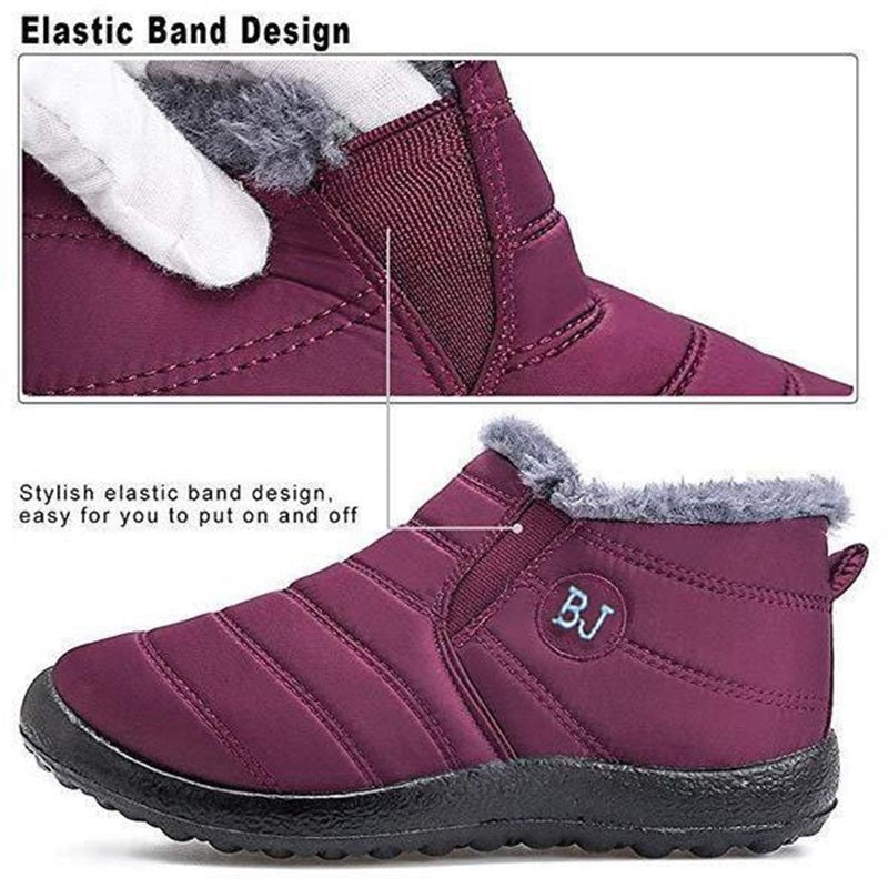 Luxura Elegante Damen Schneestiefel | Warme und bequeme Stiefel für kalte Wintertage