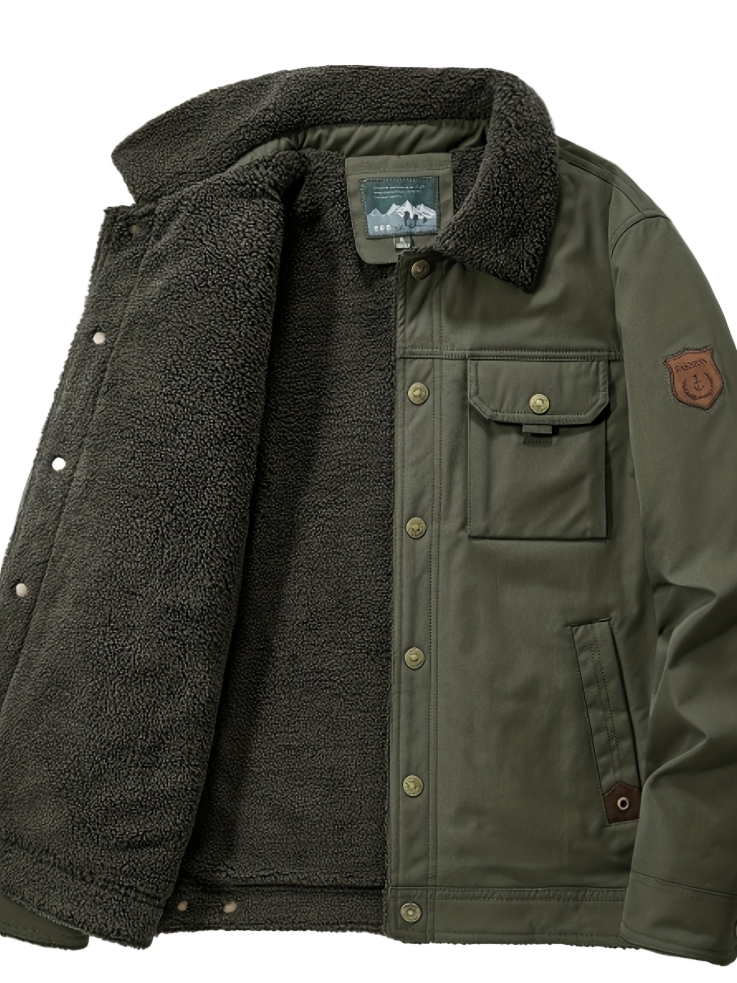 NordHaven Winterjacke Herren – Warme wasserabweisende Jacke mit Futter