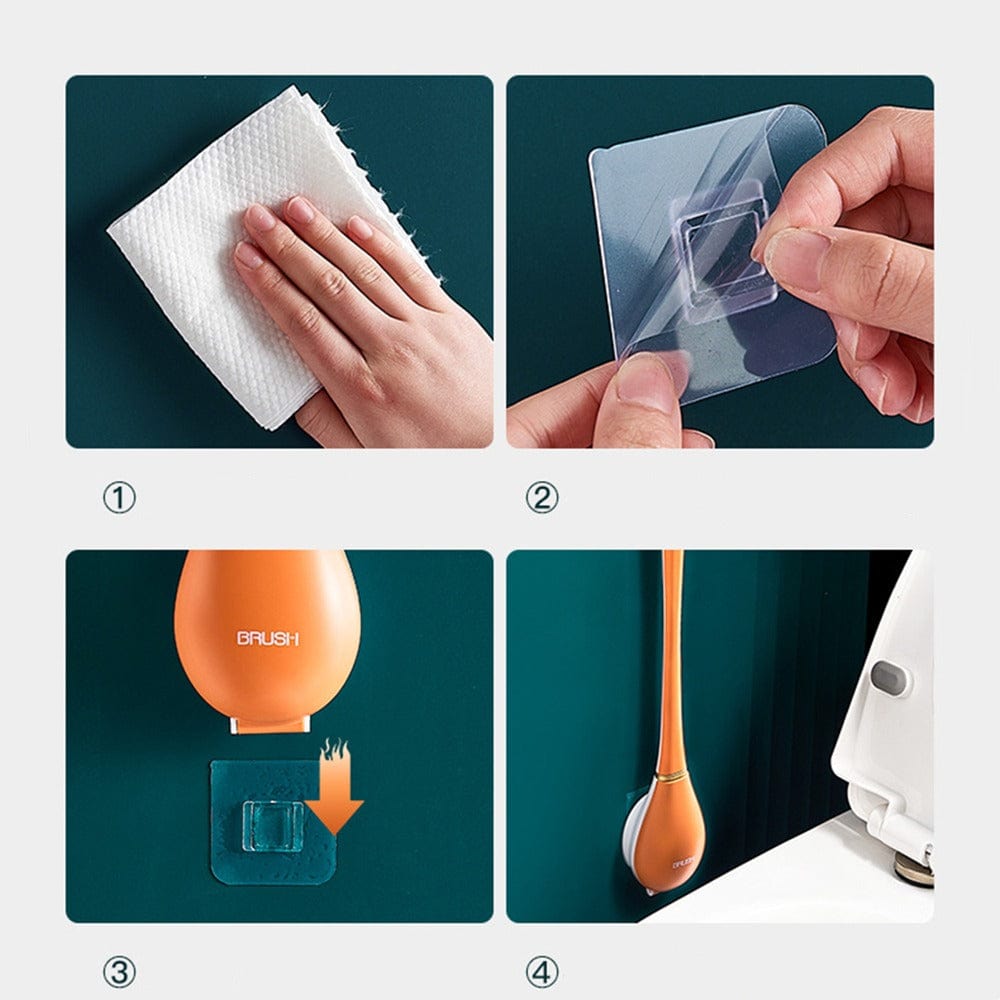 Flexible Silikon-Toilettenbürste Modernes Design