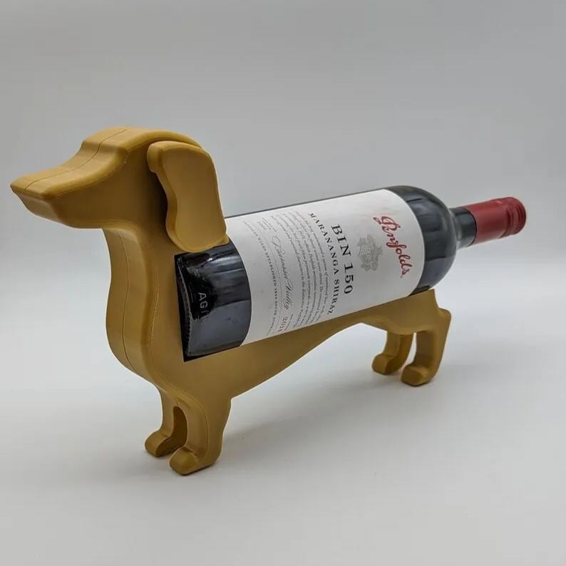 Dackel Weinflaschenhalter