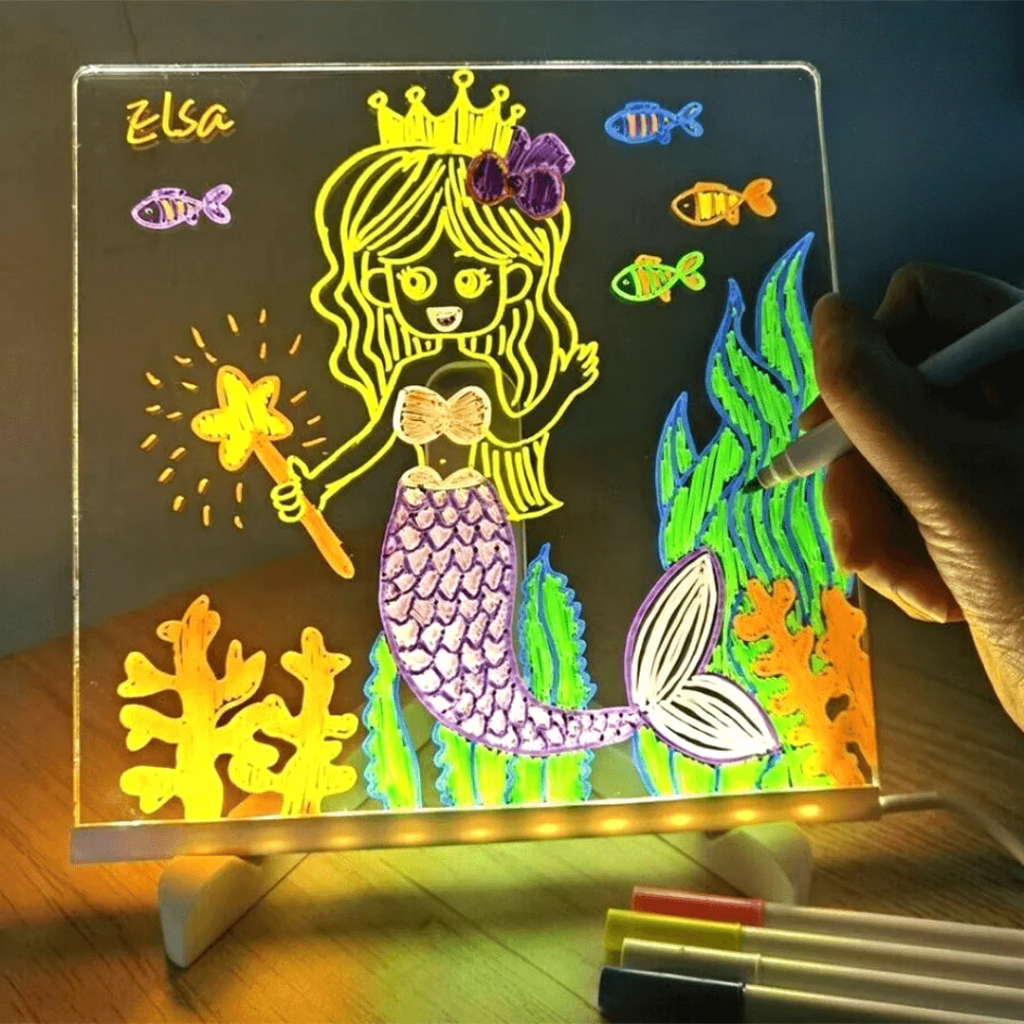 LumiArt LED-Zeichentafel | Kreative Zeichentafel für brillante Kunstwerke