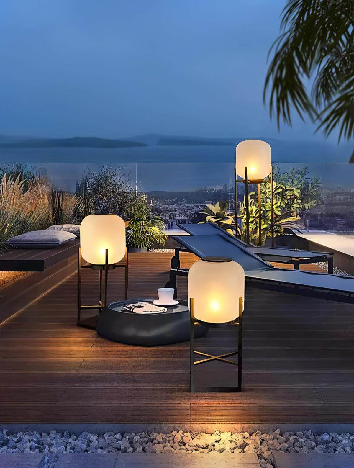 Solar Stehlampe für den Außenbereich – Nachhaltige Stimmungsbeleuchtung für Garten und Terrasse