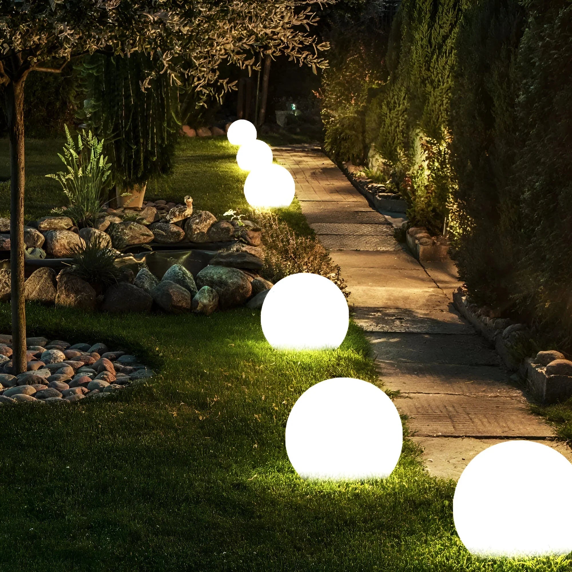 LumiGlobe – Wetterfeste Gartenleuchte