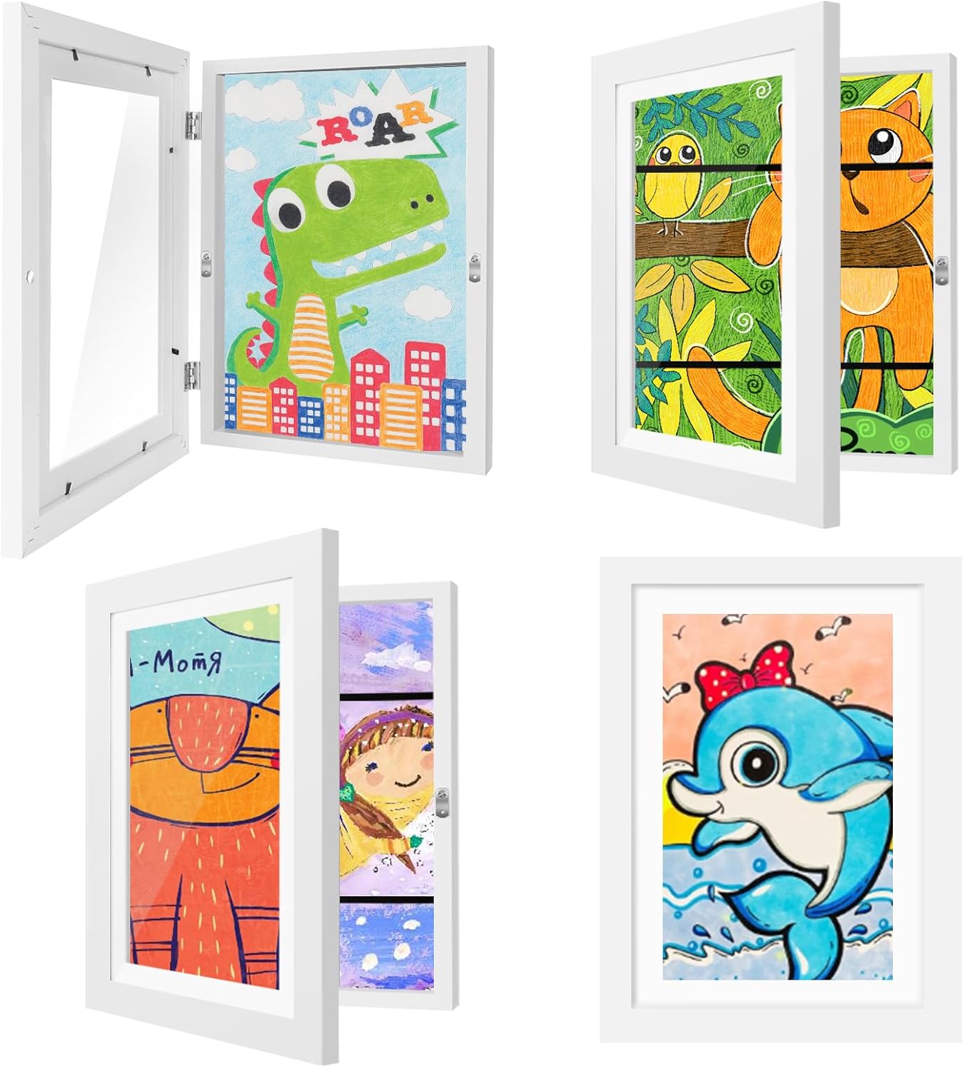 ArtNest Magnetischer Rahmen | Kreative Displaylösung für Kinderkunstwerke