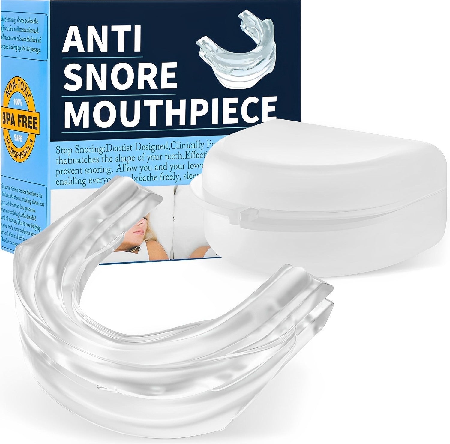 Anti-Schnarch Schlafapnoe Mundstück Schutz
