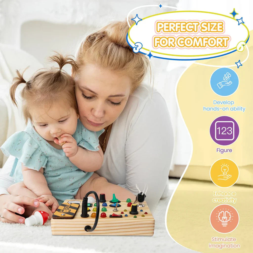 GlowBoard - Pädagogisches Pinnwand für Kleinkinder mit LED-Beleuchtung