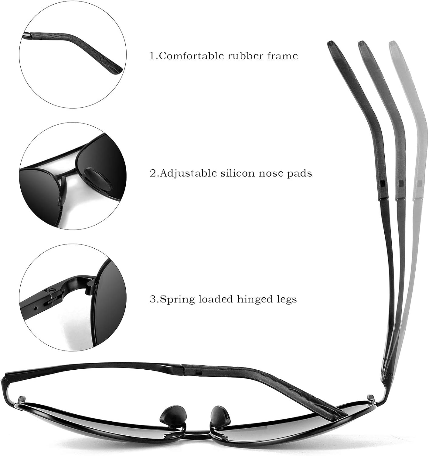Premium Polarisierte Sonnenbrille Aviator