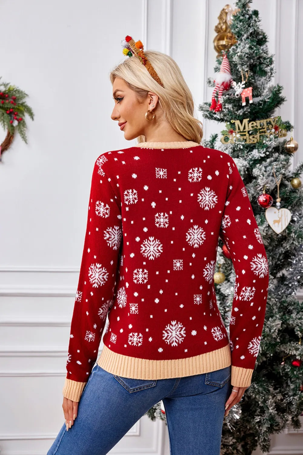 Snowmies Weihnachtspullover – Mit meinen Snowmies unterwegs