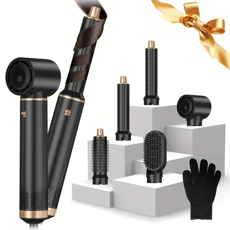 ProStyler 5-in-1 Haarstyling Set - Föhn, Lockenstab und Glättbürste