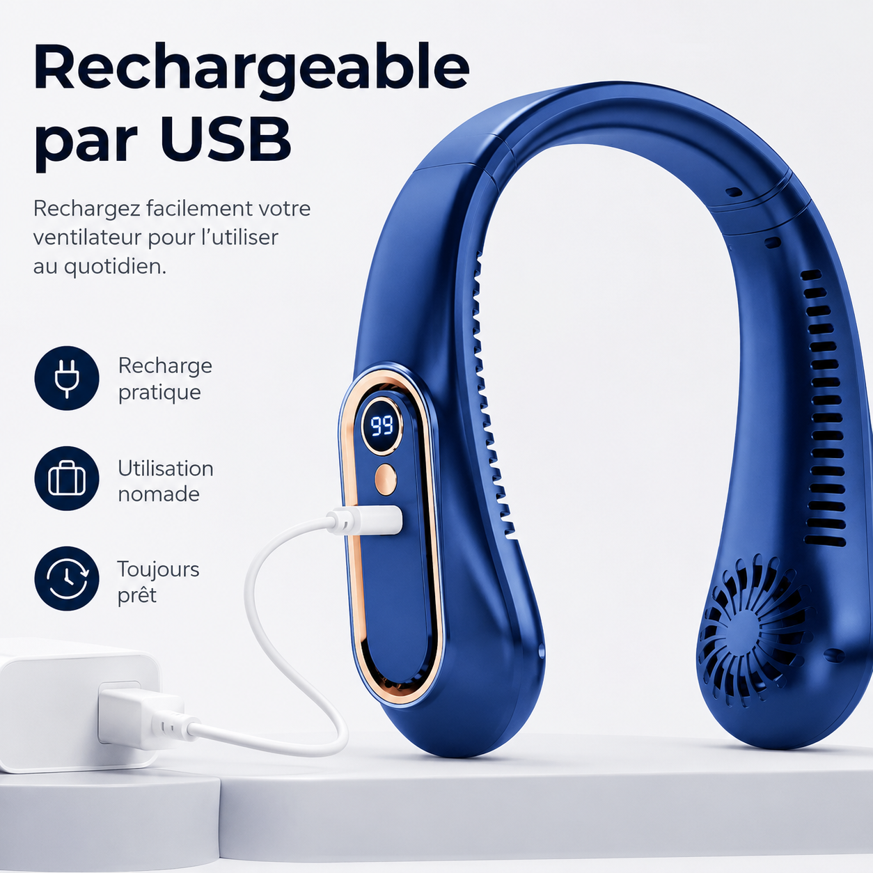 Nackenventilator - Leise & Tragbar
