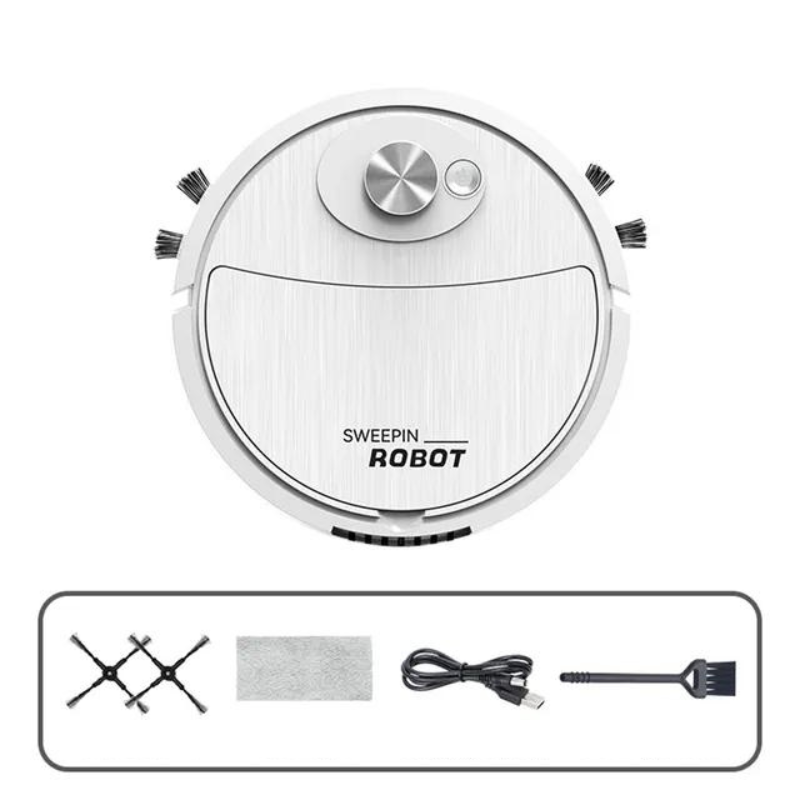 SmartClean - 3-in-1 Roboterstaubsauger für müheloses, intelligentes Reinigen zu Hause