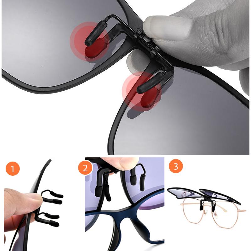 Neue polarisierte Clip-On Flip-Up Sonnenbrillen