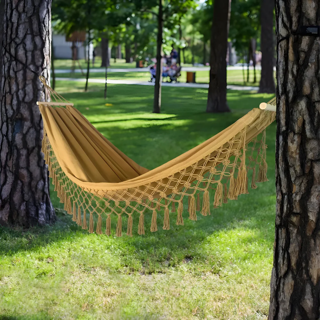 Velri - Bequeme Boho-Hängematte aus Baumwolle