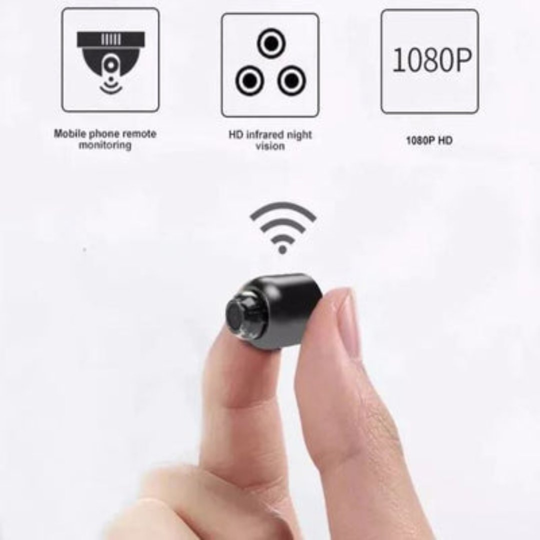 Versteckte WiFi Kamera 1080P – Drahtloses Babyphone für diskrete Überwachung