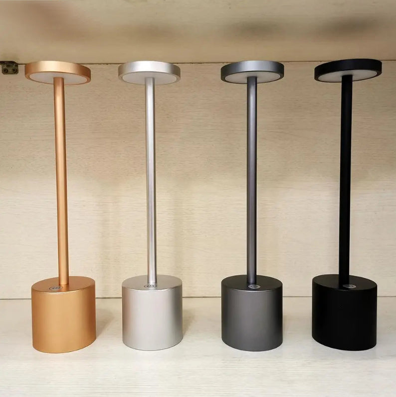 Frendorf LumaLite Wiederaufladbare Drahtlose Dimmbare LED-Tischlampe Modernes Design für Restaurants und Zuhause