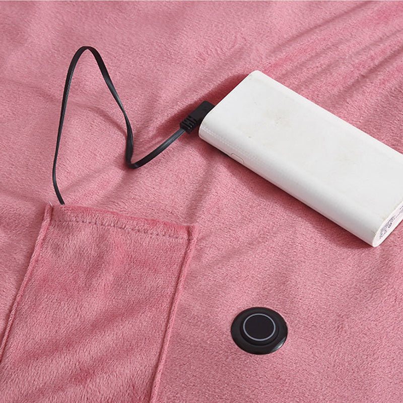 USB Heizdecke – Weiche, Tragbare Elektrische Wärmedecke mit Schneller Erwärmung