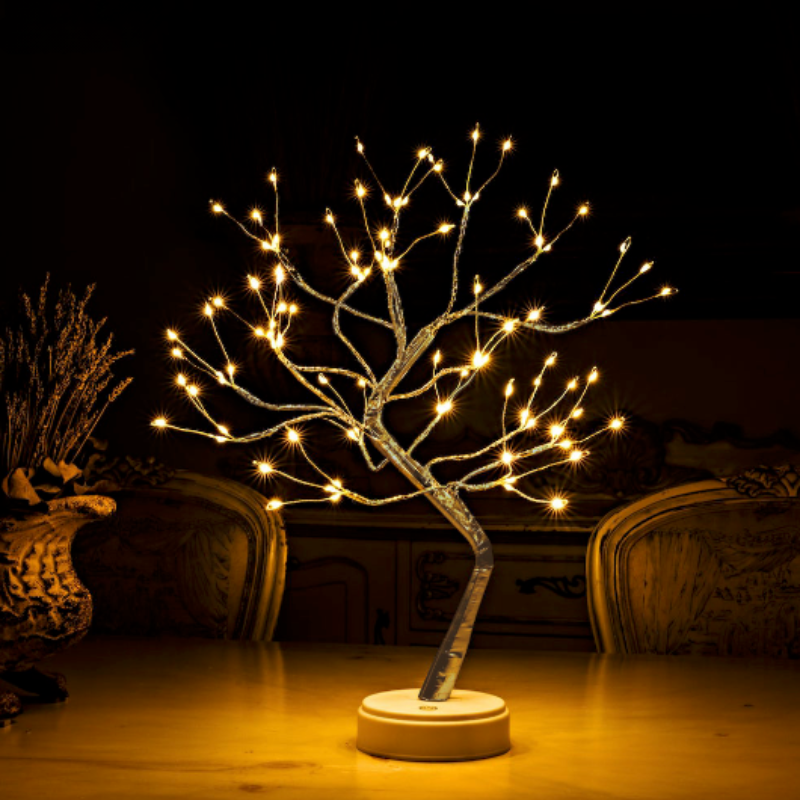 LuxeGlow Bonsai Baumlampe | Elegante Beleuchtungslösung für eine serenen Innenraum