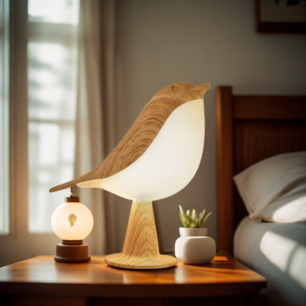 LumiNest Sanfte Nachtlampe | Eine charmante Lampe, die deinen Raum beruhigt und verschönert