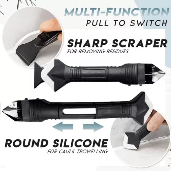 SealMaster 5-in-1 Silikon-Schaber-Werkzeugsatz | Perfekte Abdichtungen leicht gemacht