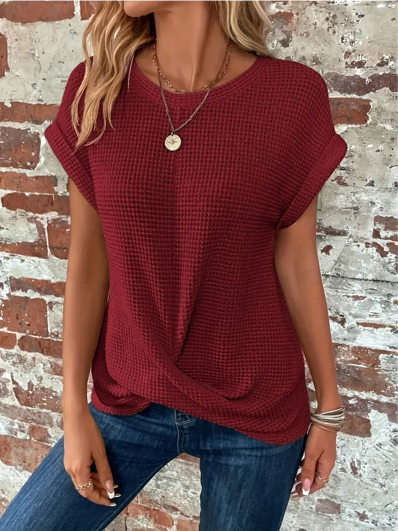 Gretel | Lässiges T-Shirt mit kurzen Ärmeln