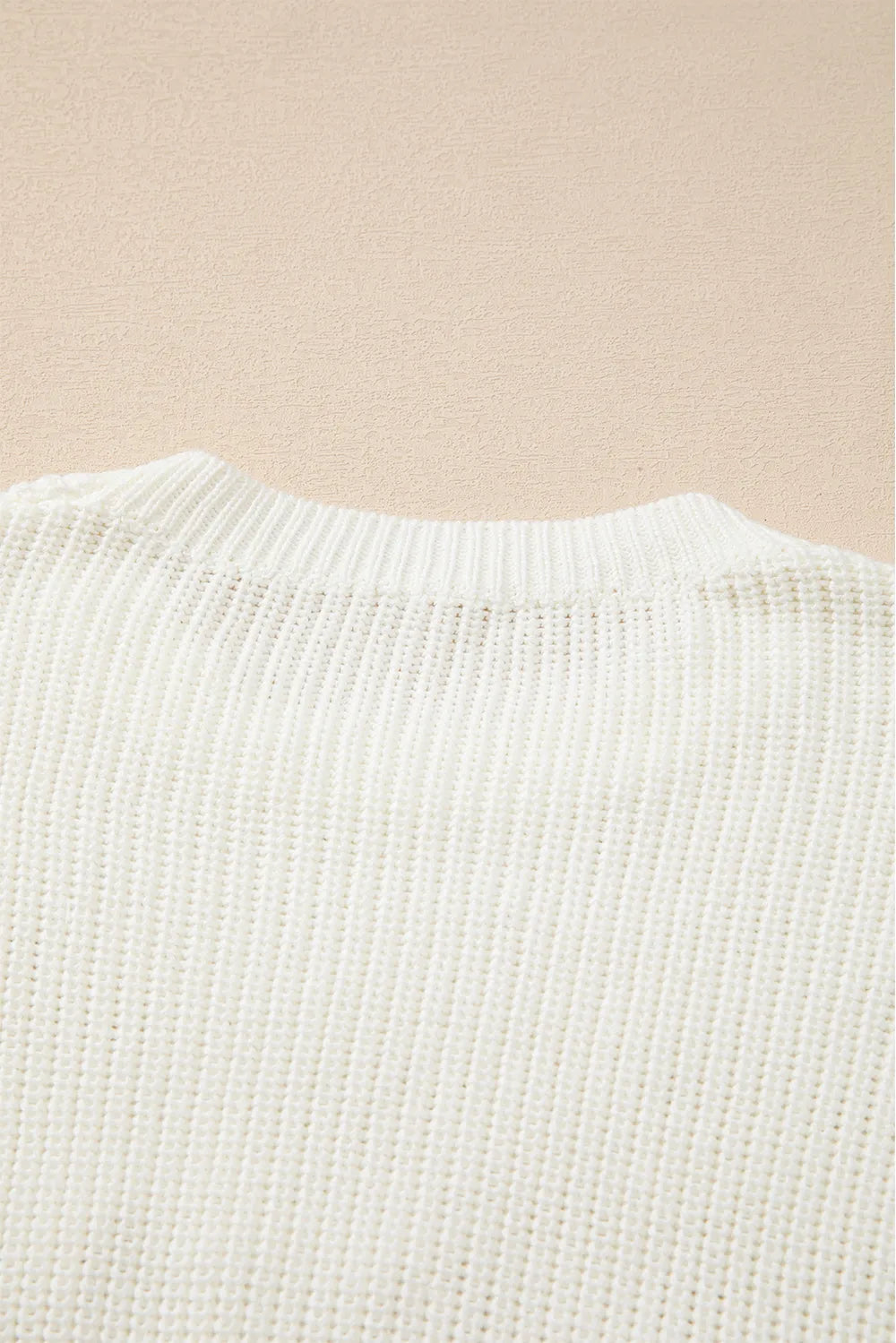 Weißer Fröhlicher und Heller Zuckerstangen-Text Weihnachts-Pullover